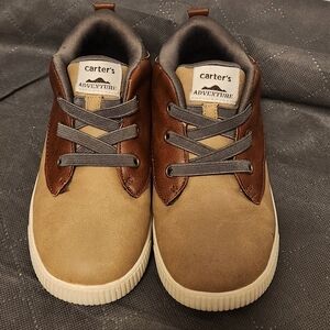 Carter's Adventure Brown and Tan Sneakers Size 11M Like-New!